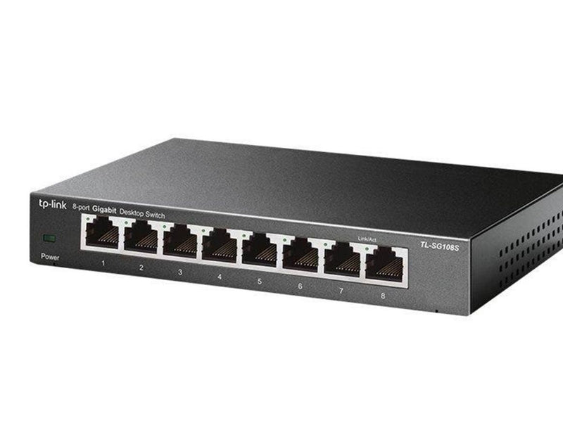 TP-Link TL-SG108S 8-Port 10/100/1000Mbps Desktop Network Switch