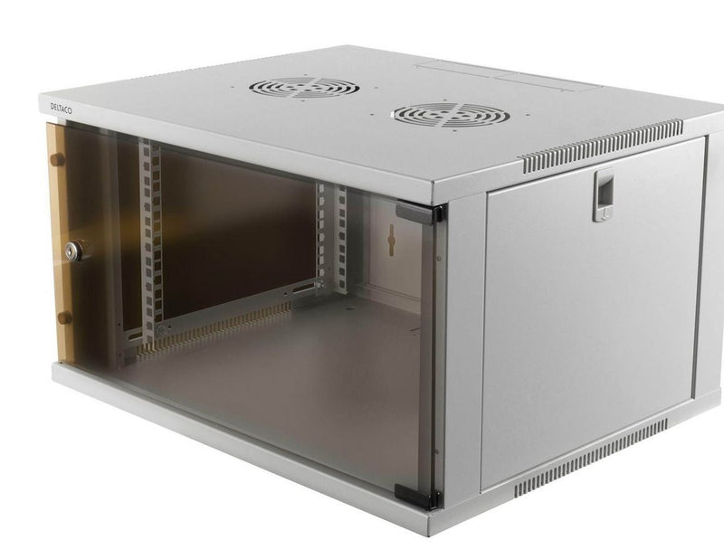 Deltaco 19-5406W - 6U - Wall Mount Rack Cabinet