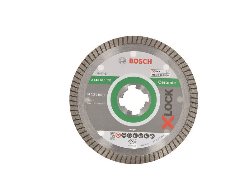 Bosch DIAMANTSKIVE X-LOCK GRES BEST 125X22.2MM