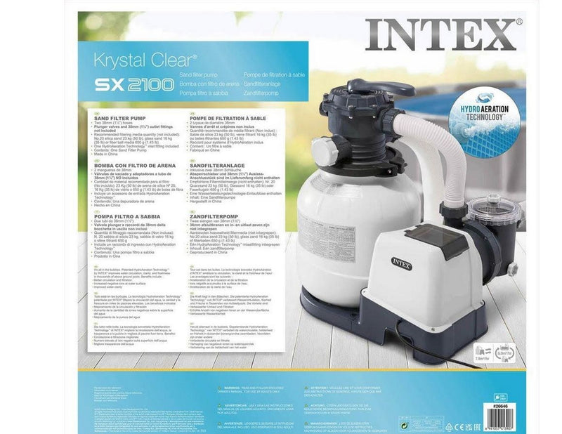 Intex Sandfilterpumpe (220-240 Volt) Sx2100