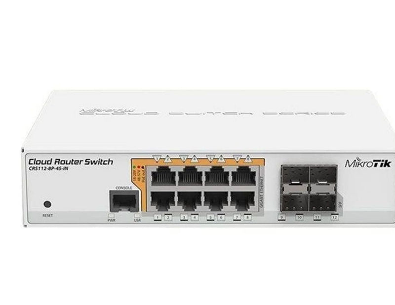 MikroTik Cloud Router Switch CRS112-8P-4S-IN