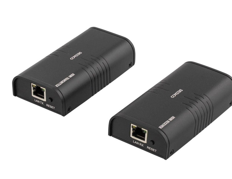 Deltaco Ethernet HDMI-forlænger op til 120m