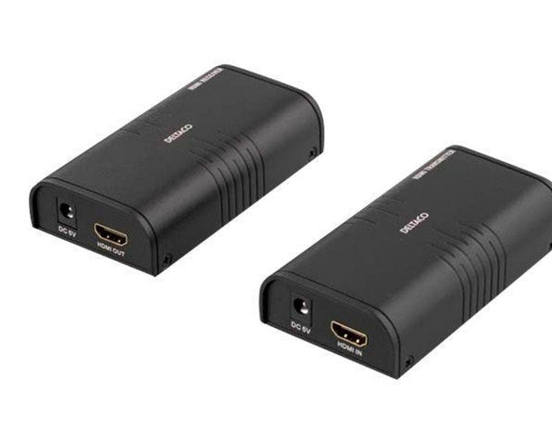 Deltaco Ethernet HDMI-forlænger op til 120m