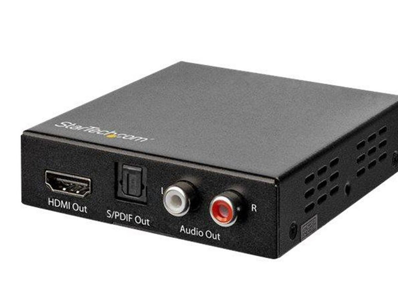 StarTech.com 4K HDMI Audio Extractor 4K 60Hz - HDR - Toslink Optical Audio -