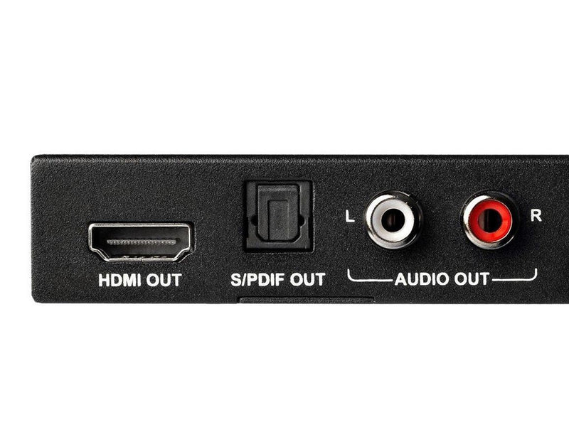 StarTech.com 4K HDMI Audio Extractor 4K 60Hz - HDR - Toslink Optical Audio -