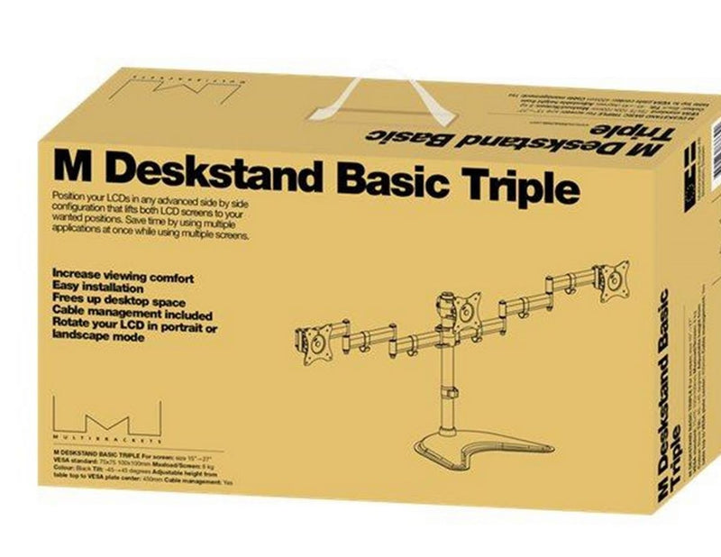 Multibrackets M Deskstand Basic Triple