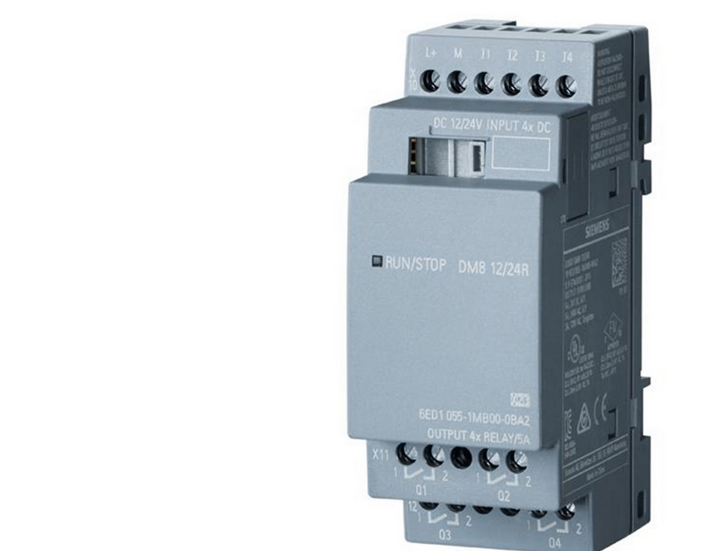 Siemens Logo! dm8 12/24r expansion module pu/i/o: 12 24v/12v/24v/