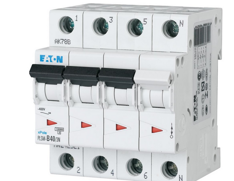 Eaton Pls6-c40/3n-mw - miniature circuit breaker mcb
