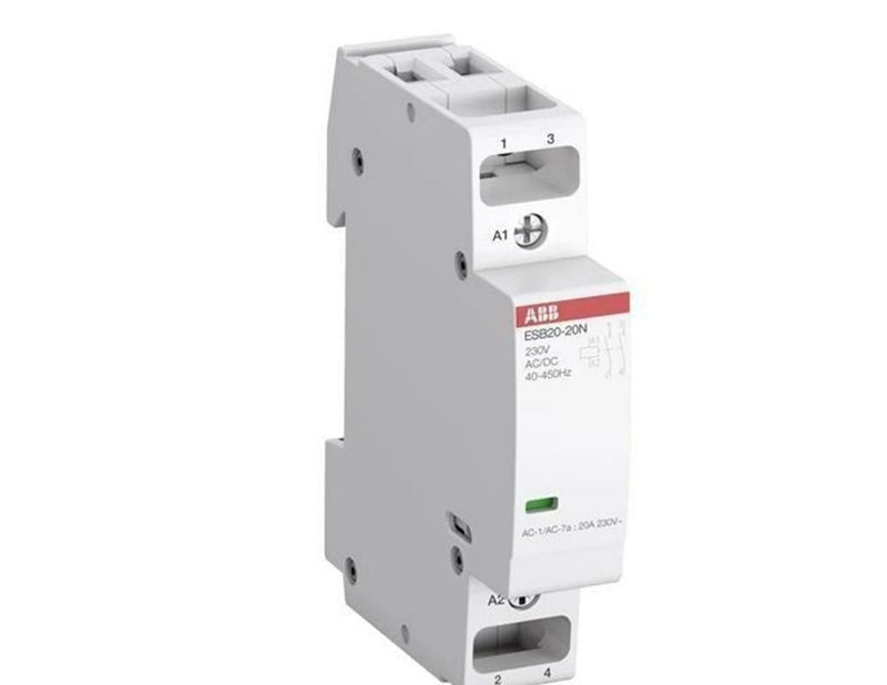 ABB Esb20-20n-01 installation contactor 2no/0nc 24v ac/dc