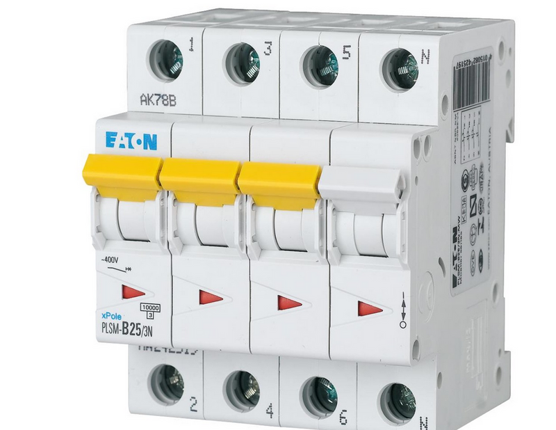 Eaton Pls6-c25/3n-mw - miniature circuit breaker mcb
