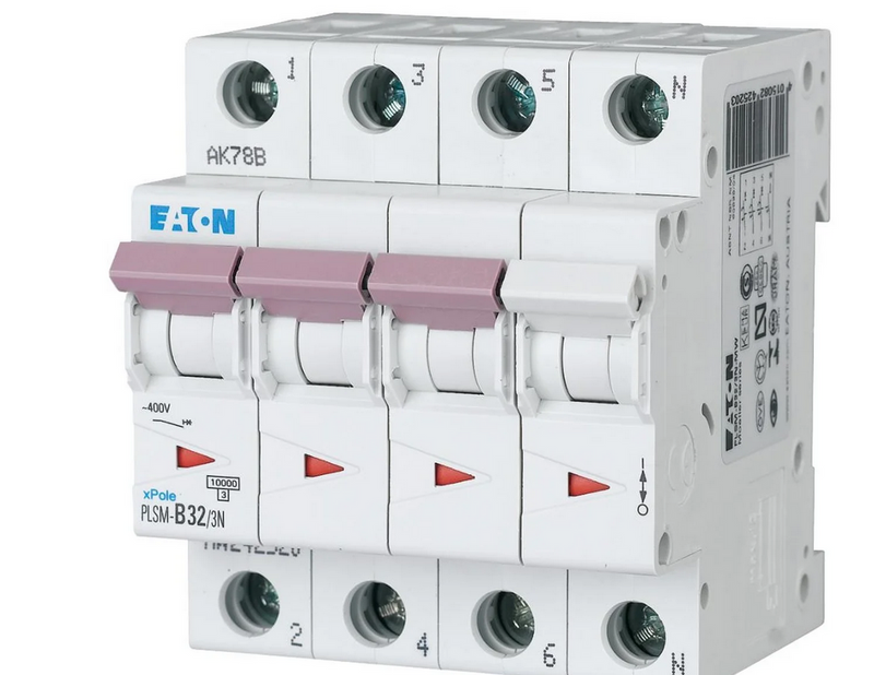 Eaton Pls6-c32/3n-mw - miniature circuit breaker mcb