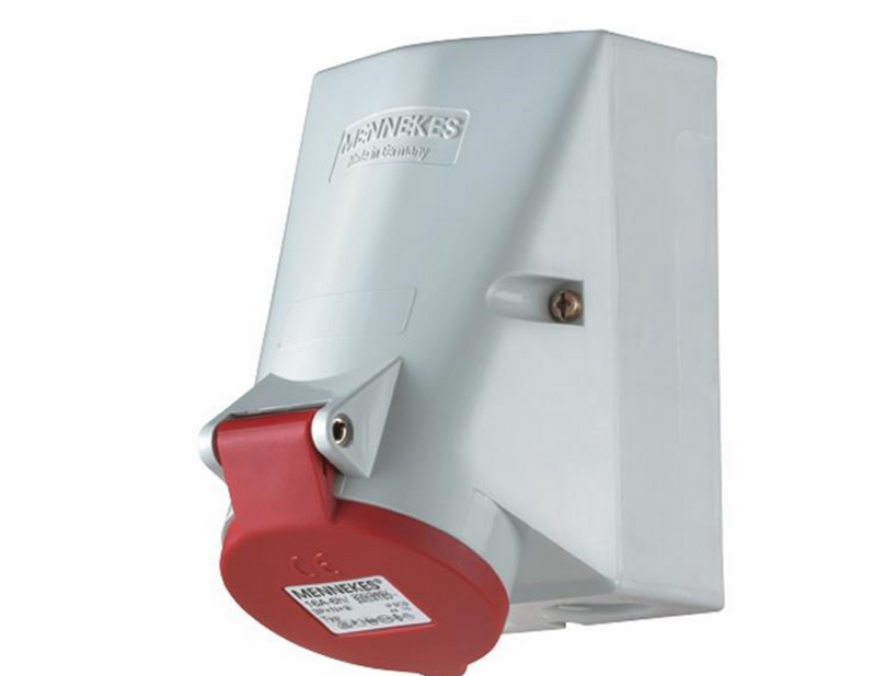 Mennekes Wall mounted recept. 16a5p6h400v ip44