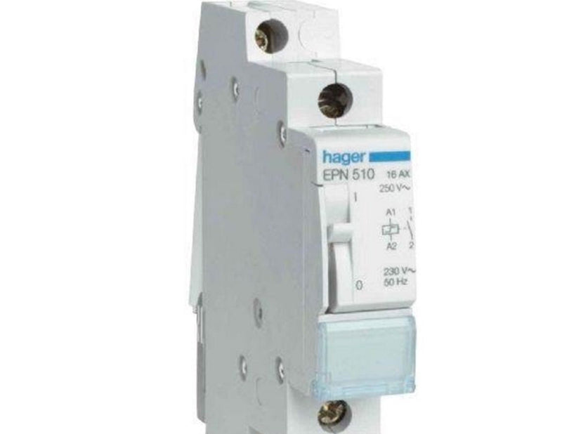 Hager Latching relay 1no 230v