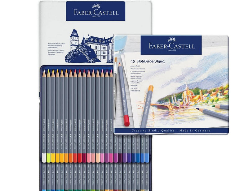 Faber-Castell Aqua.stift Goldfaber Aqua 48-Metalletui