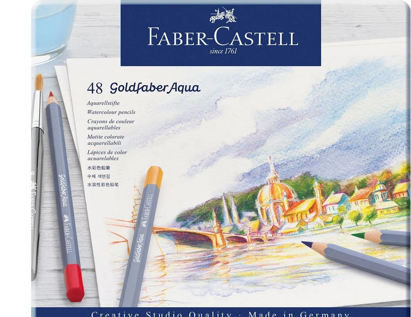 Faber-Castell Aqua.stift Goldfaber Aqua 48-Metalletui