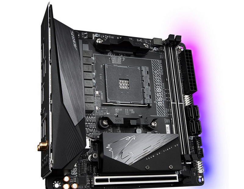 GIGABYTE B550I AORUS PRO AX Mainboard - AMD B550 - AMD AM4 socket - DDR4 RAM -