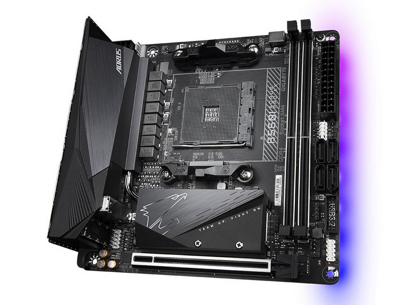 GIGABYTE B550I AORUS PRO AX Mainboard - AMD B550 - AMD AM4 socket - DDR4 RAM -