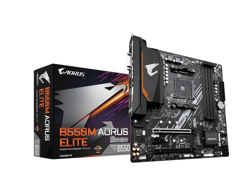 GIGABYTE B550M AORUS ELITE Mainboard - AMD B550 - AMD AM4 socket - DDR4 RAM -