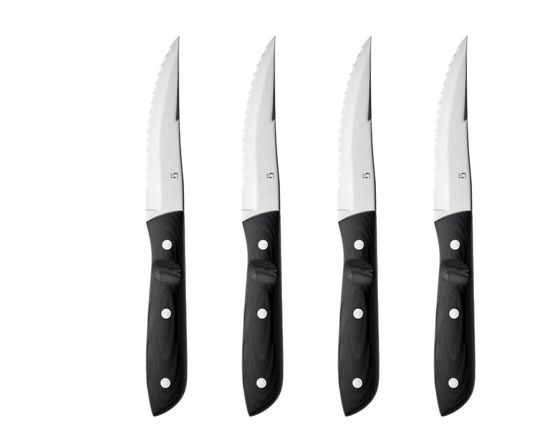 Gense Old Farmer Micarta steak knife XL 4 pcs