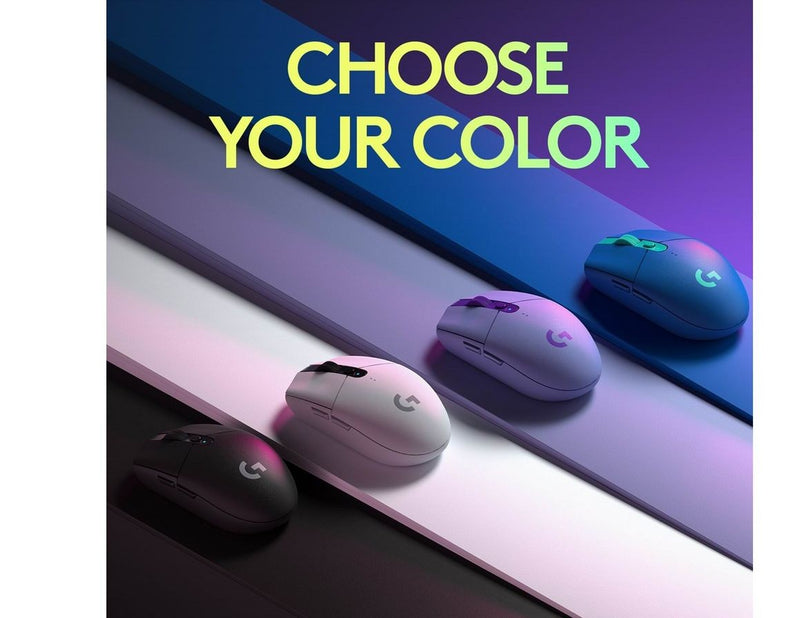 Logitech G305 LIGHTSPEED - Lilac - Gaming Maus (Lila mit RGB)