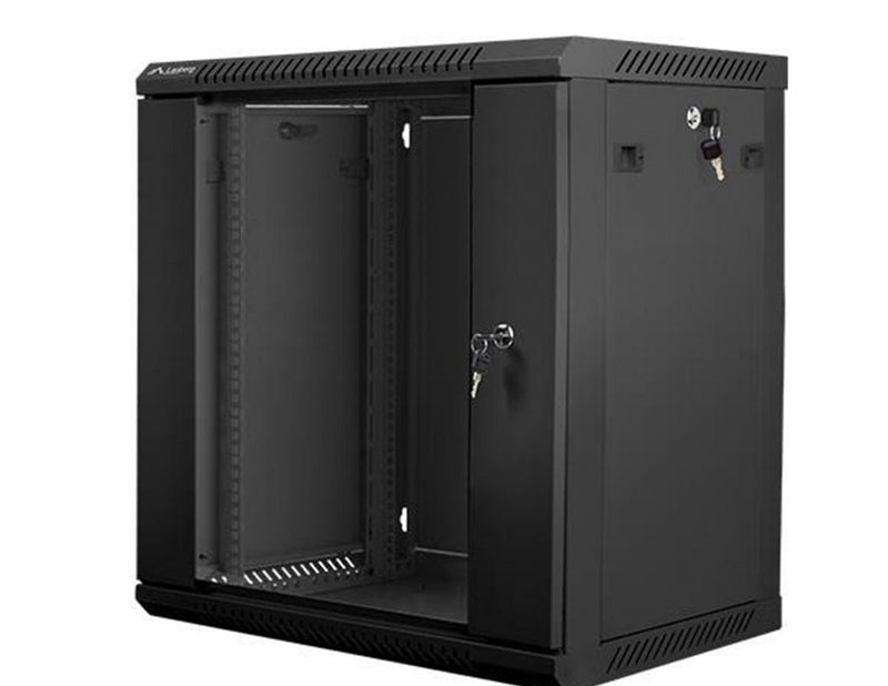 Lanberg WF01-6412-10B - 12U - Wall-Mount Rack Cabinet