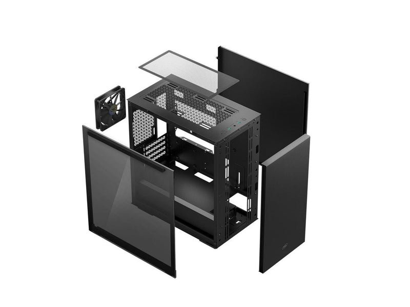 DeepCool MACUBE 110 - Gehäuse - Miditower - Schwarz
