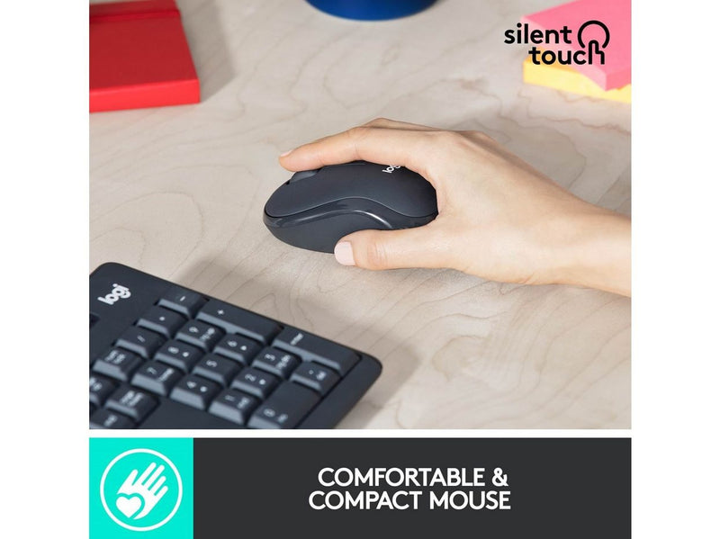 Logitech MK295 Silent Wireless Combo - US - Tastatur & Maus Set - Universal -