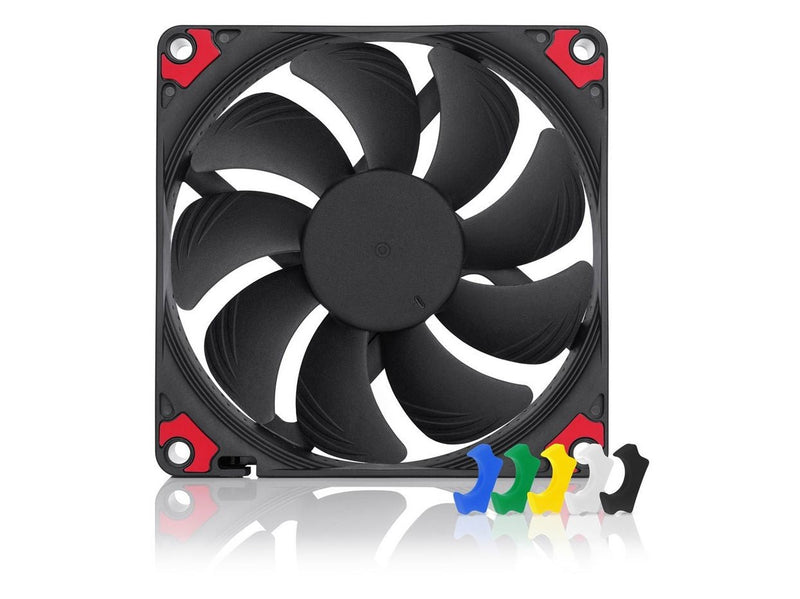 Noctua NF-A9x14 HS-PWM chromax.black.swap - Gehäuselüfter - 92mm - Schwarz - 19