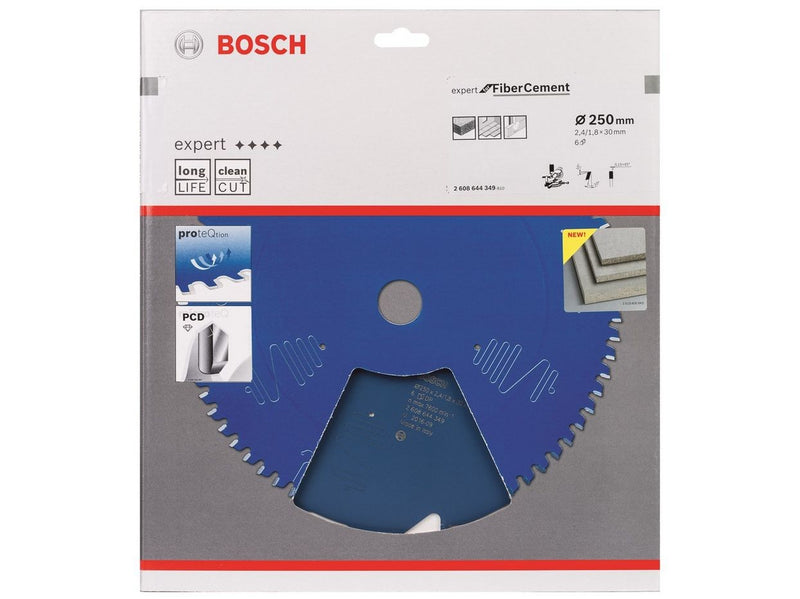Bosch RUNDSAVKL 250X30X2.4MM 6T EXP FIBER CEME