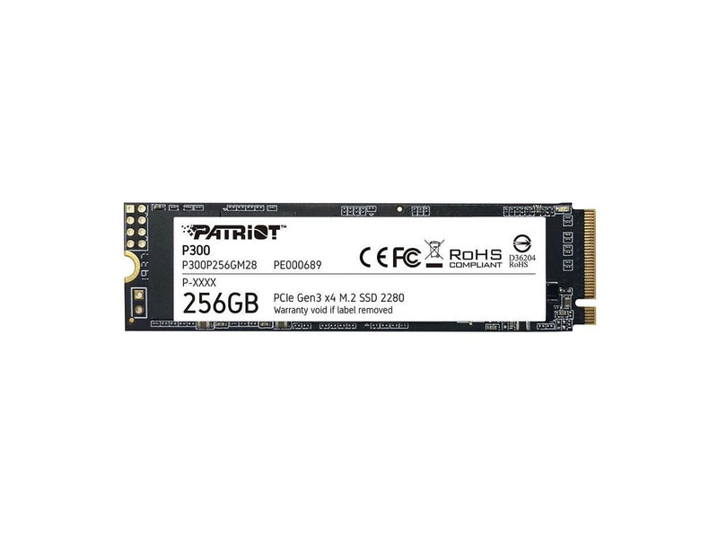 Patriot P300 SSD - 256GB - M.2 2280 - PCIe 3.0