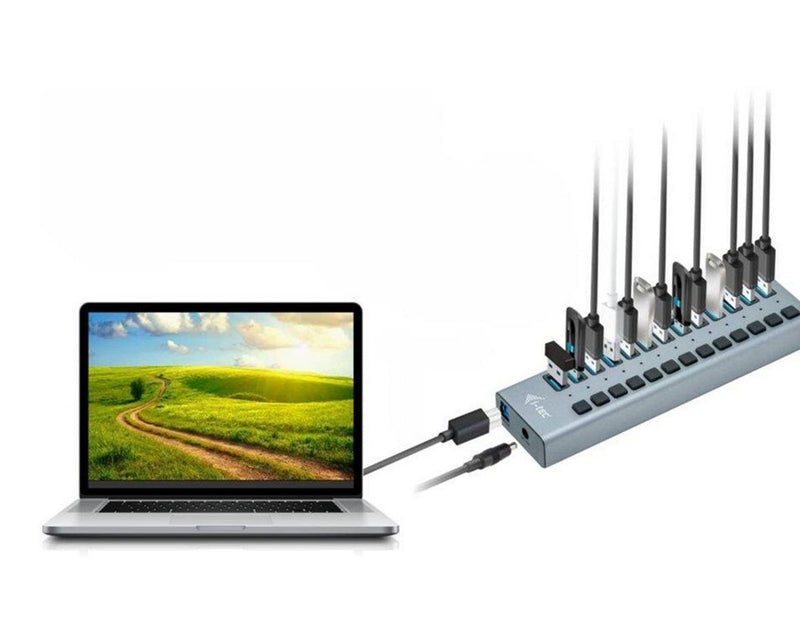 I-Tec USB 3.0 Charging HUB - 13-Port - 60W USB-Hubs - 13 - Grau
