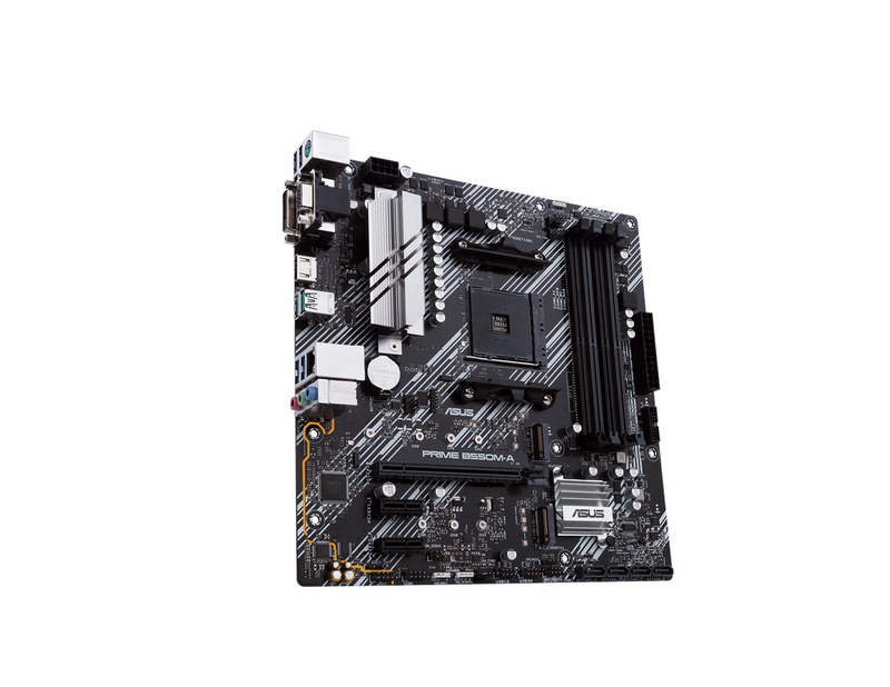 ASUS PRIME B550M-A Mainboard - AMD B550 - AMD AM4 socket - DDR4 RAM - Micro-ATX
