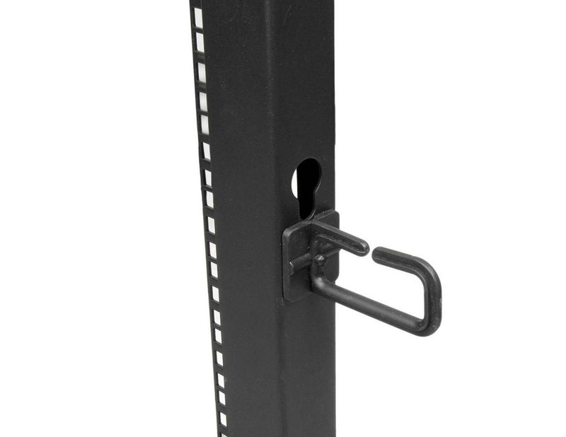 StarTech.com 4POSTRACK18U - 18U Open Cabinet Rack with Wheels