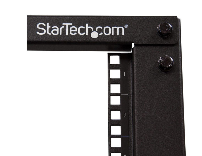 StarTech.com 4POSTRACK18U - 18U Open Cabinet Rack with Wheels