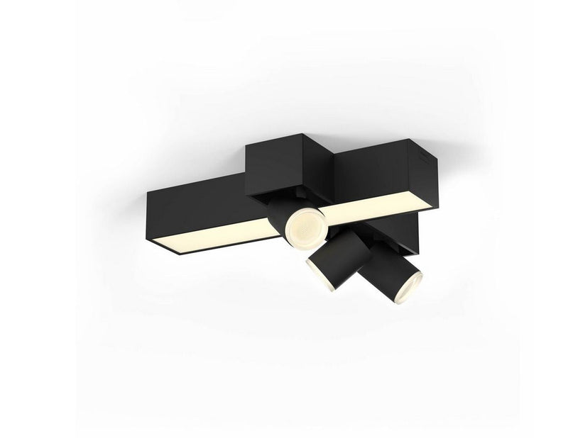 Philips Hue Centris Cross 3-er Spots 5.7W - schwarz