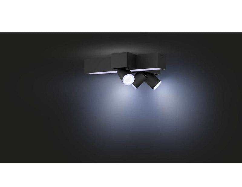 Philips Hue Centris Cross 3-er Spots 5.7W - schwarz