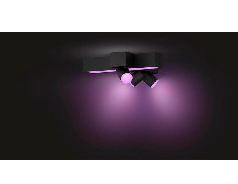 Philips Hue Centris Cross 3-er Spots 5.7W - schwarz