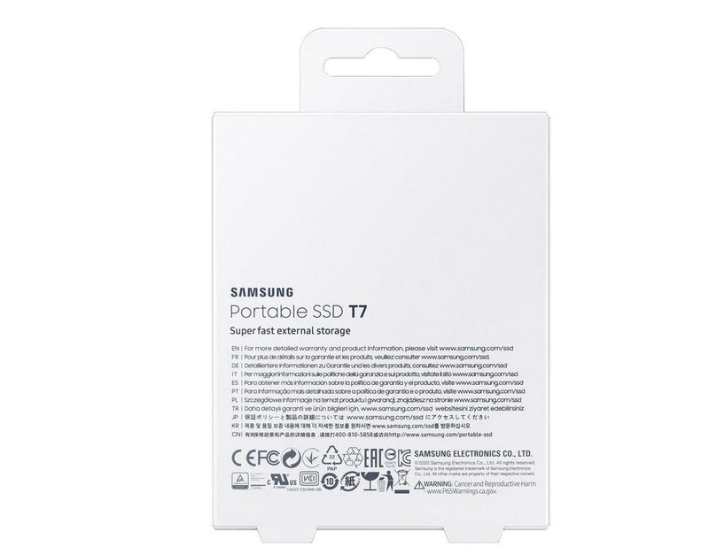 Samsung Portable SSD T7 - 2TB - Grau - Extern SSD - USB 3.2 Gen 2