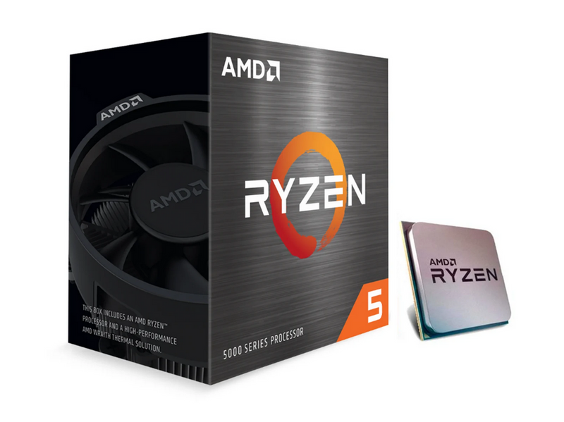 AMD Ryzen 5 5600X Wraith Stealth CPU - 6 Kerne - 3.7 GHz - AMD AM4 - AMD Boxed