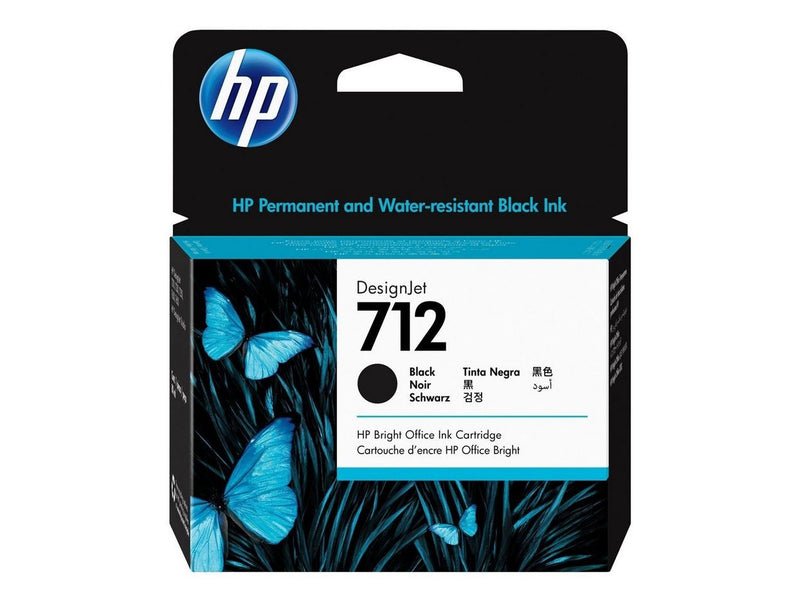HP 712 / 3ED71A Black Ink 80ml