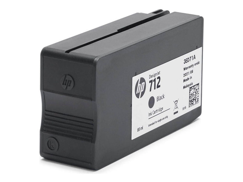 HP 712 / 3ED71A Black Ink 80ml