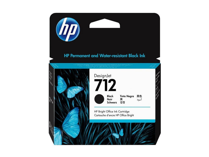 HP 712 / 3ED71A Black Ink 80ml