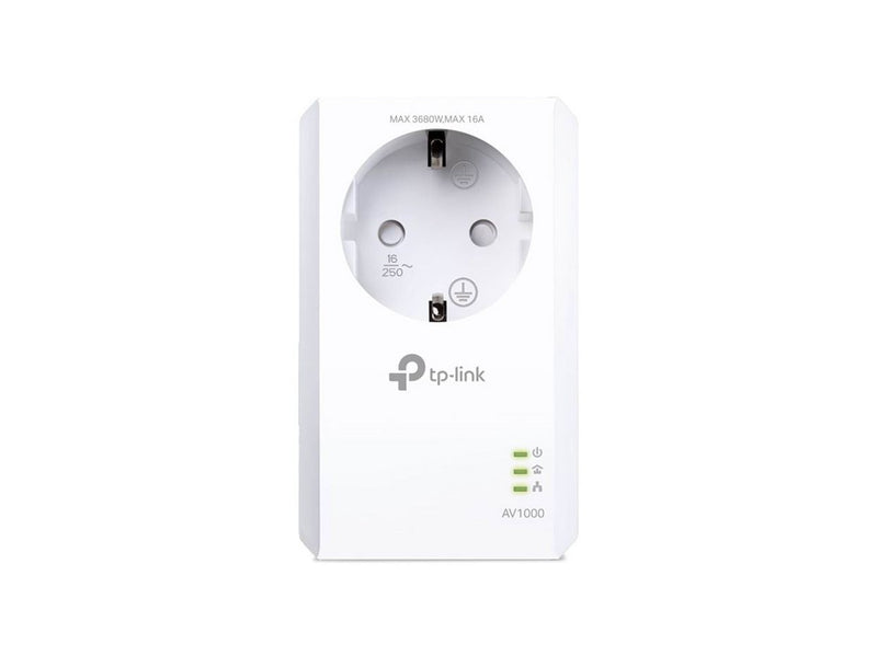 TP-Link Powerline TL-PA7017P AV1000 Gigabit Passthrough Powerline Adapter