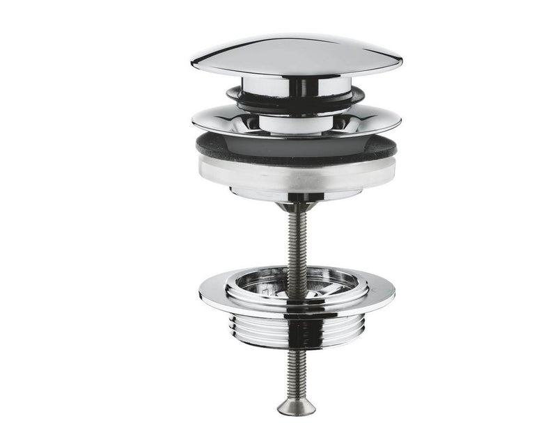 Grohe Ablaufgarnitur mit Druckstopfen, chrom