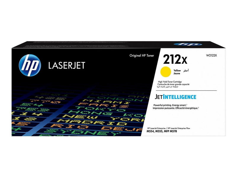 HP 212X / W2122X High Yield Yellow Toner
