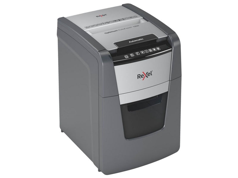 Rexel Optimum AutoFeed+ 100X Automatischer Aktenvernichter Partikelschnitt, P4