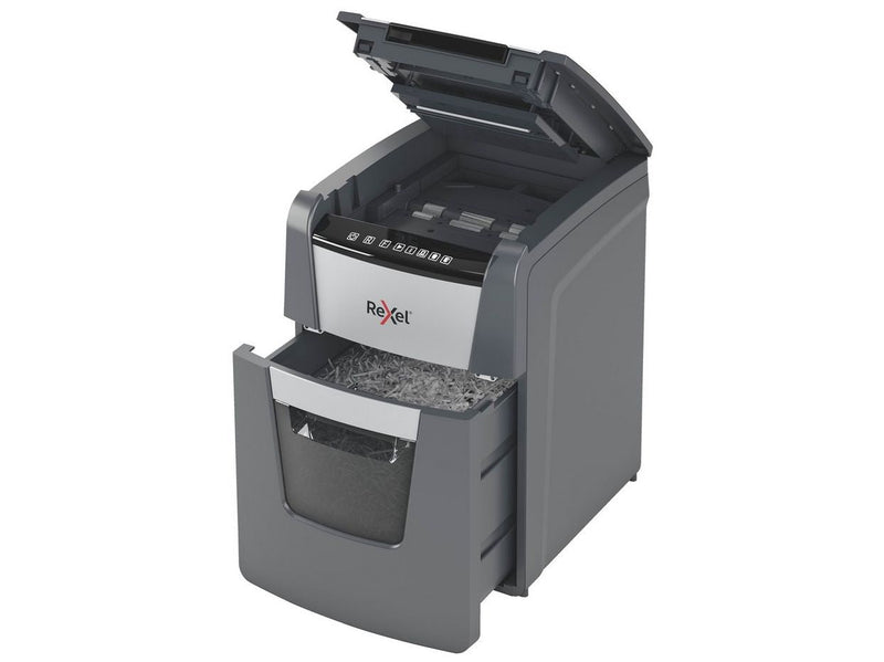 Rexel Optimum AutoFeed+ 100X Automatischer Aktenvernichter Partikelschnitt, P4