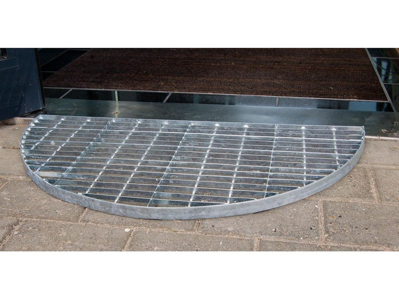 Home>it Doorstep grid semicircular - galvanised