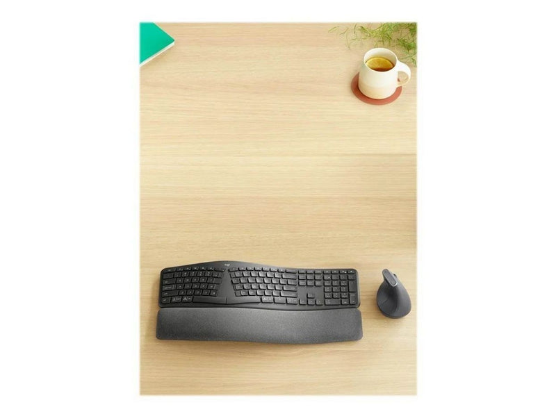 Logitech ERGO K860 Wireless Ergonomic - US (ISO) - Gaming Tastatur - Englisch