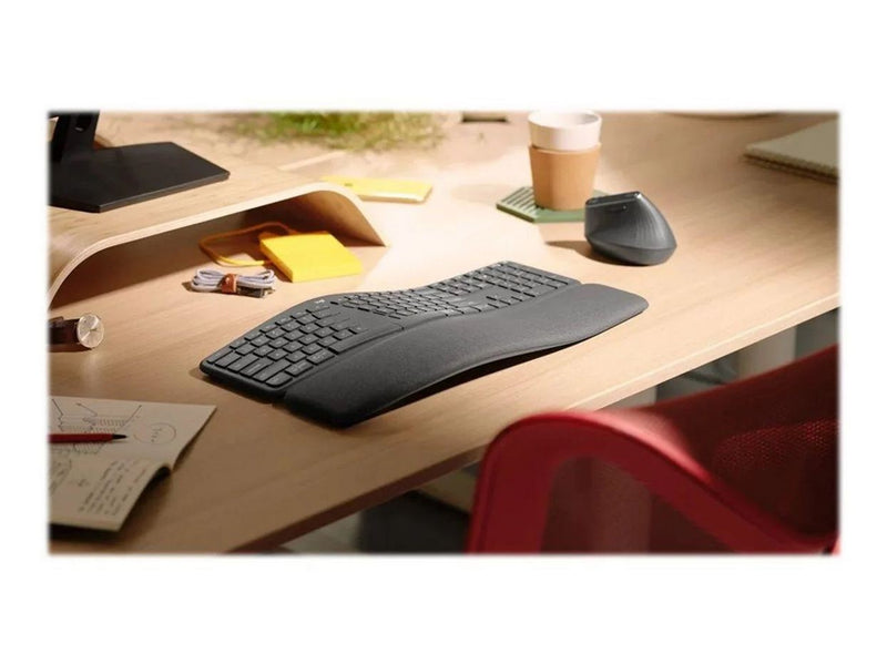 Logitech ERGO K860 Wireless Ergonomic - US (ISO) - Gaming Tastatur - Englisch